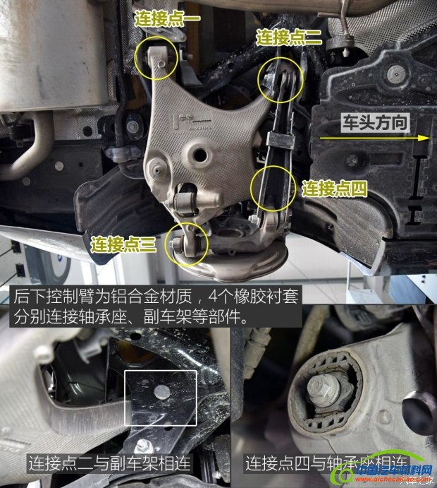 "板簧"未来是趋势 沃尔沃s90底盘拆解