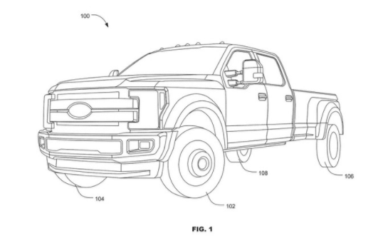 福特f系列皮卡专利或采用跑车的四轮转向技术