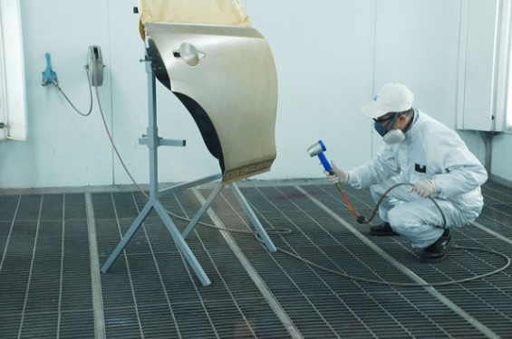 水性涂料调漆房