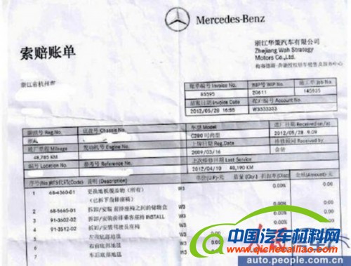 北京奔驰C甲醛超标4倍多 车主戴口罩开车