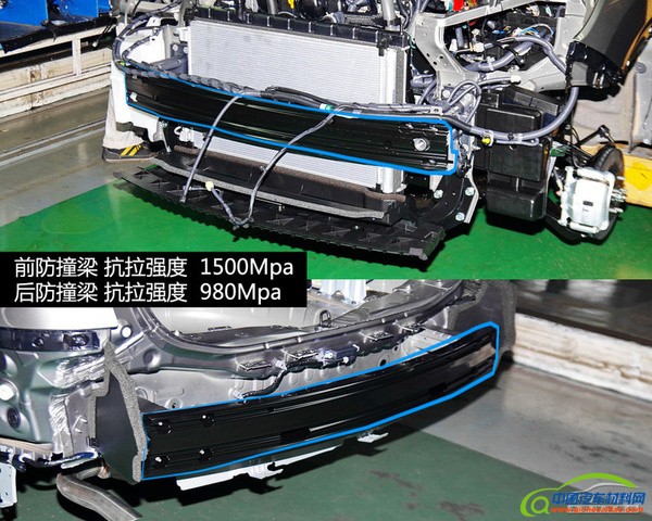 大面积运用高强度钢 新奇骏白车身拆解分析