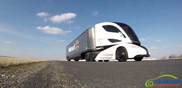 沃尔玛碳纤维概念卡车 意在颠覆物流传统