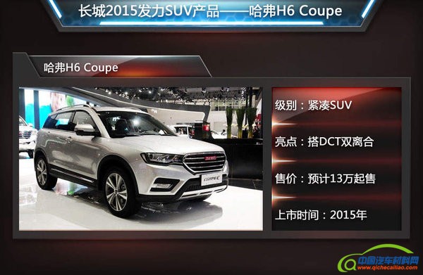 长城明年规划推4款新车 聚焦发力SUV产品