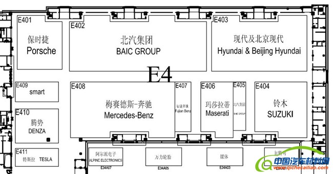 2016北京车展观展攻略 看展位图找重磅新车
