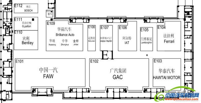 2016北京车展观展攻略 看展位图找重磅新车