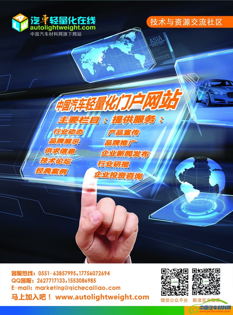 汽车轻量化在线宣传彩页020