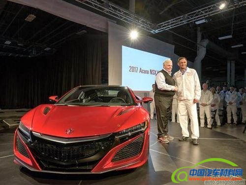讴歌首辆2017款NSX超跑下线 将在俄亥俄州量产
