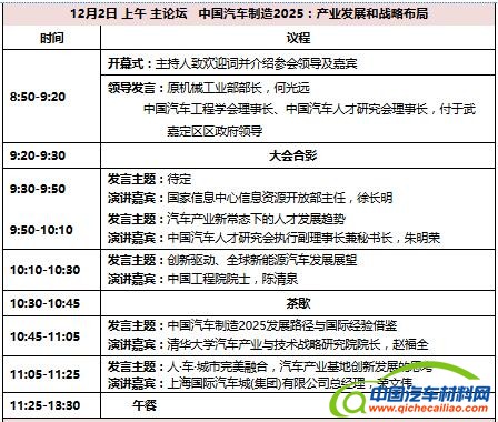 大咖云集  千人盛会   第四届&ldquo;汽车与环境&rdquo;中国及零部件产业创新论坛将于12月举办！