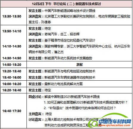 大咖云集  千人盛会   第四届&ldquo;汽车与环境&rdquo;中国及零部件产业创新论坛将于12月举办！