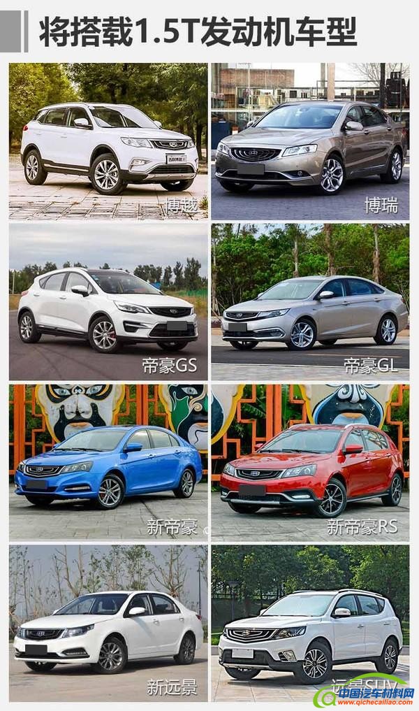 吉利 沃尔沃1.5T发动机