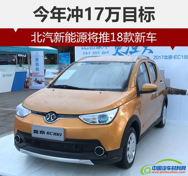 北汽新能源，新车上市，北汽新能源，2017北汽新能源车，2017北汽新能源上市新车