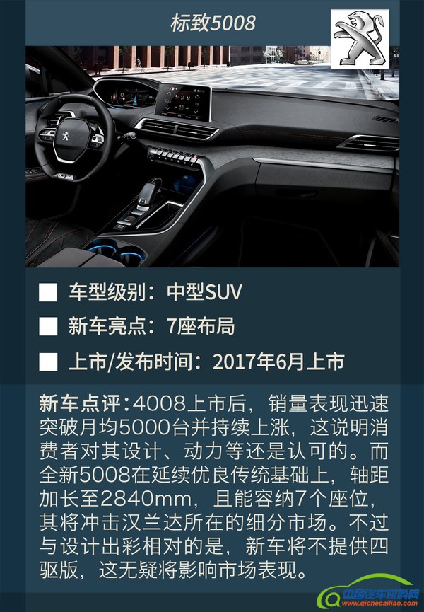 雪铁龙，标致，2017新车规划，标致新车，雪铁龙新车