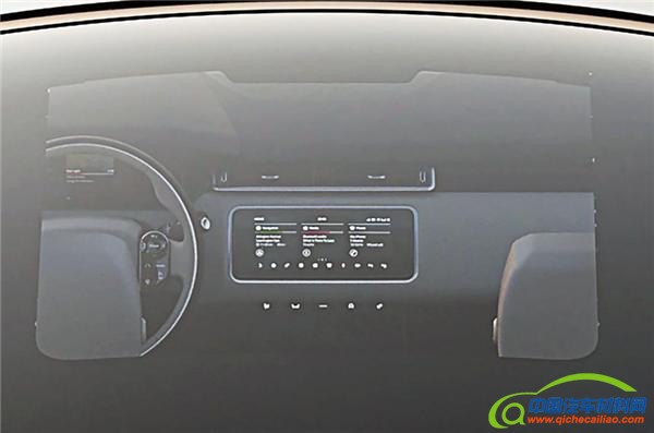 2017新车，揽胜Velar内饰谍照