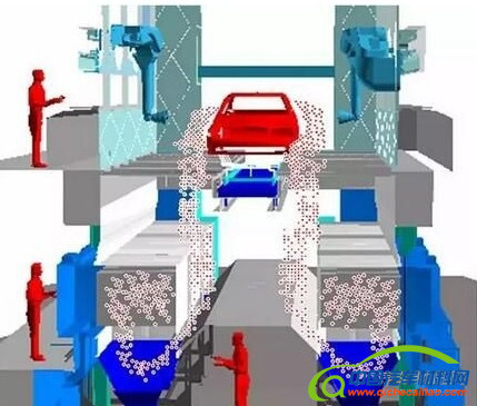 干式喷涂室结构图