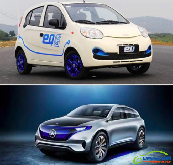 电动车商标EQ,商标纠纷,奇瑞eQ,奔驰EQ