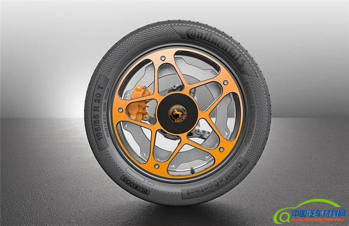 轻量化，电动汽车，黑科技，前瞻技术，大陆电动车概念车轮,大陆电动车概念制动器,大陆新概念车轮