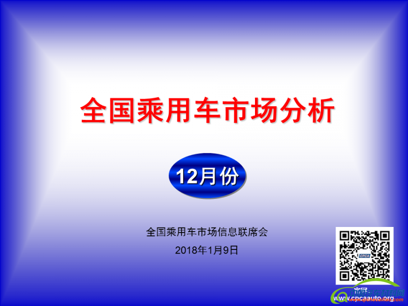 乘用车市场分析(2017-12)