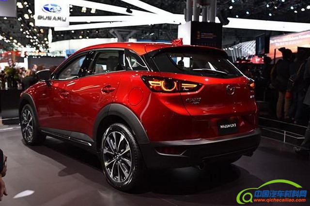 马自达新款CX-3亮相 可选装四驱系统