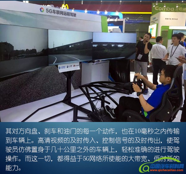 无人车搭载5G网络路测