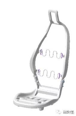 薄型化座椅骨架