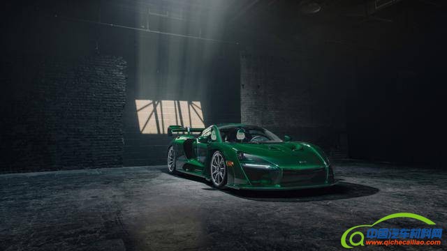 首辆迈凯伦Senna交付，绿的一塌糊涂，号称最漂亮的碳纤维！