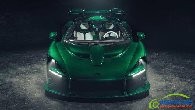 首辆迈凯伦Senna交付，绿的一塌糊涂，号称最漂亮的碳纤维！