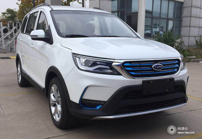 SUV，开瑞全新电动SUV今日上市,开瑞全新电动SUV综合续航里程