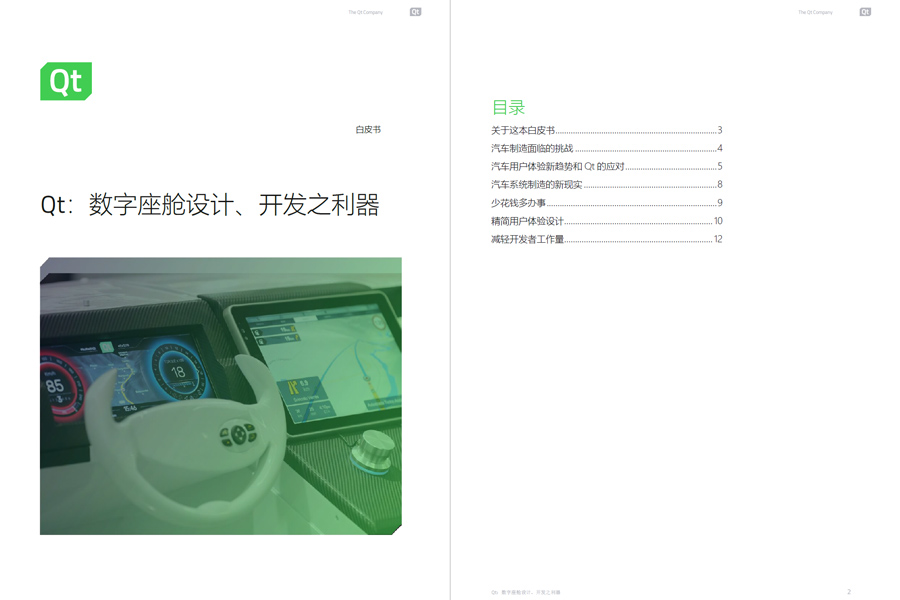 Qt：数字座舱设计、开发之利器   