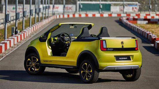 斯柯达Citigo变身电动沙滩车 太阳能电池板