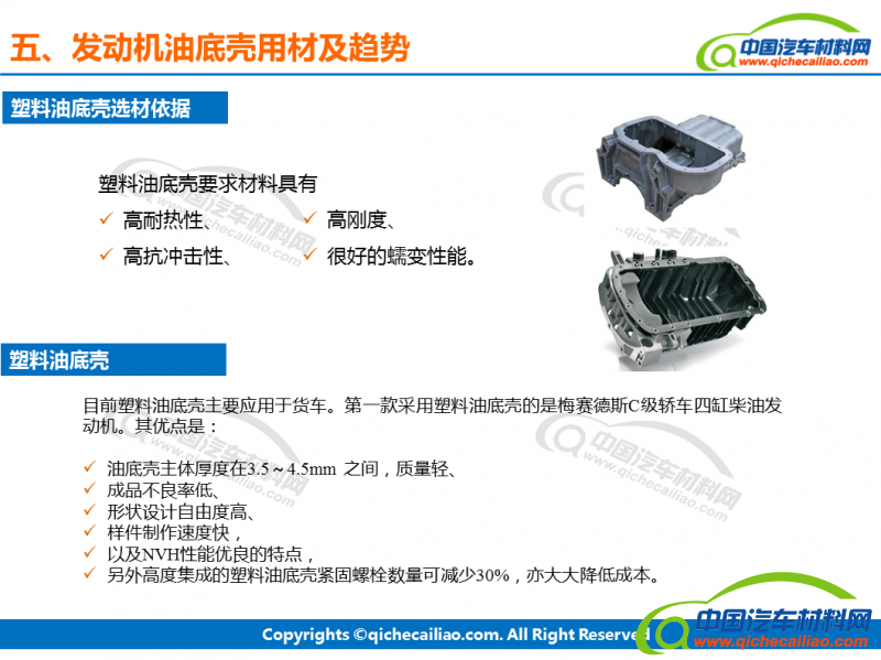 一文读懂 汽车油底壳选材及发展趋势 汽车原材料 中国汽车材料网