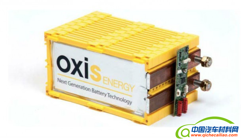 OXIS Energy,新款电池