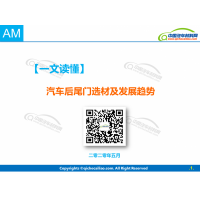 【一文读懂】：汽车后尾门选材及发展趋势