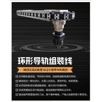 环形导轨链节输送线应用于车载组合开关全自动组装生产线案例