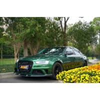 奥迪全车改色索诺玛绿TeckWrap车身改色膜汇格车研