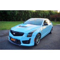 凯迪拉克全车改色海风蓝TeckWrap车身改色膜汇格车研