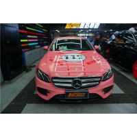 奔驰全车改色贴膜定制彩绘膜拉花汽车贴纸长沙汽车改色贴膜