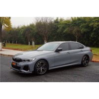 宝马三系全车改色钢琴纳多灰车身膜长沙汽车改色贴膜汇格车研