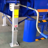 梁山厂家生产各种出口挂车支腿 挂车支撑装置支腿