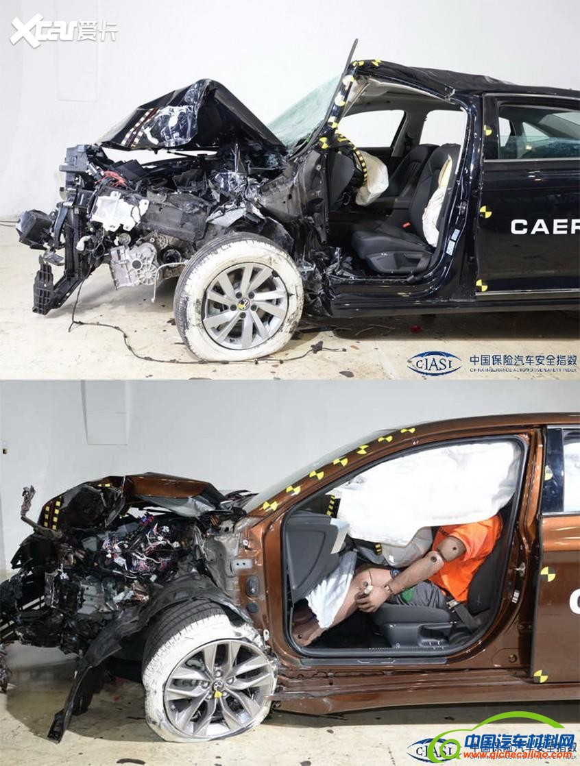 车身强度左右碰撞结果