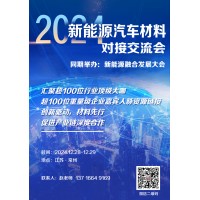2024新能源汽车材料对接交流会