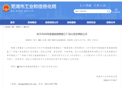 瑞鹄轻量化成功申报“2026年度芜湖市基础级智能工厂”